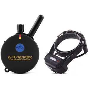 K9 Handler K9-400 B33 Remote Dog Training Collar by E-Collar Technologies - Black | 3/4-Mile Range Waterproof Tactical Collar for Small to Medium Dogs - 100 Levels Static Stimulation, Vibration & Tone - Expandable 2-Dog System