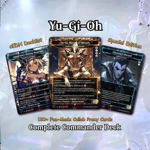 Yu-Gi-Oh! cEDH Deck - Yu-Gi-Oh Magic Commander - Magic Proxy Deck with 150+ Unique Cards - Custom Cards MTG Proxy for Casual Play