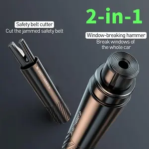 2 In 1 Car Safety Hammer,Glass Breaker Under Water,Safe Hammer,Car Hammer Seatbelt Cutter,Window Breaker Emergency Escape Tool,Small and Easy to Use Car Safety Tool.