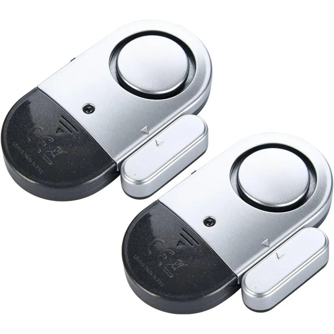 Door Window Alarm 2 Pack  Home Security Sensor Burglar Anti- 120DB Alarm with  Included - DIY Easy to Install (2)