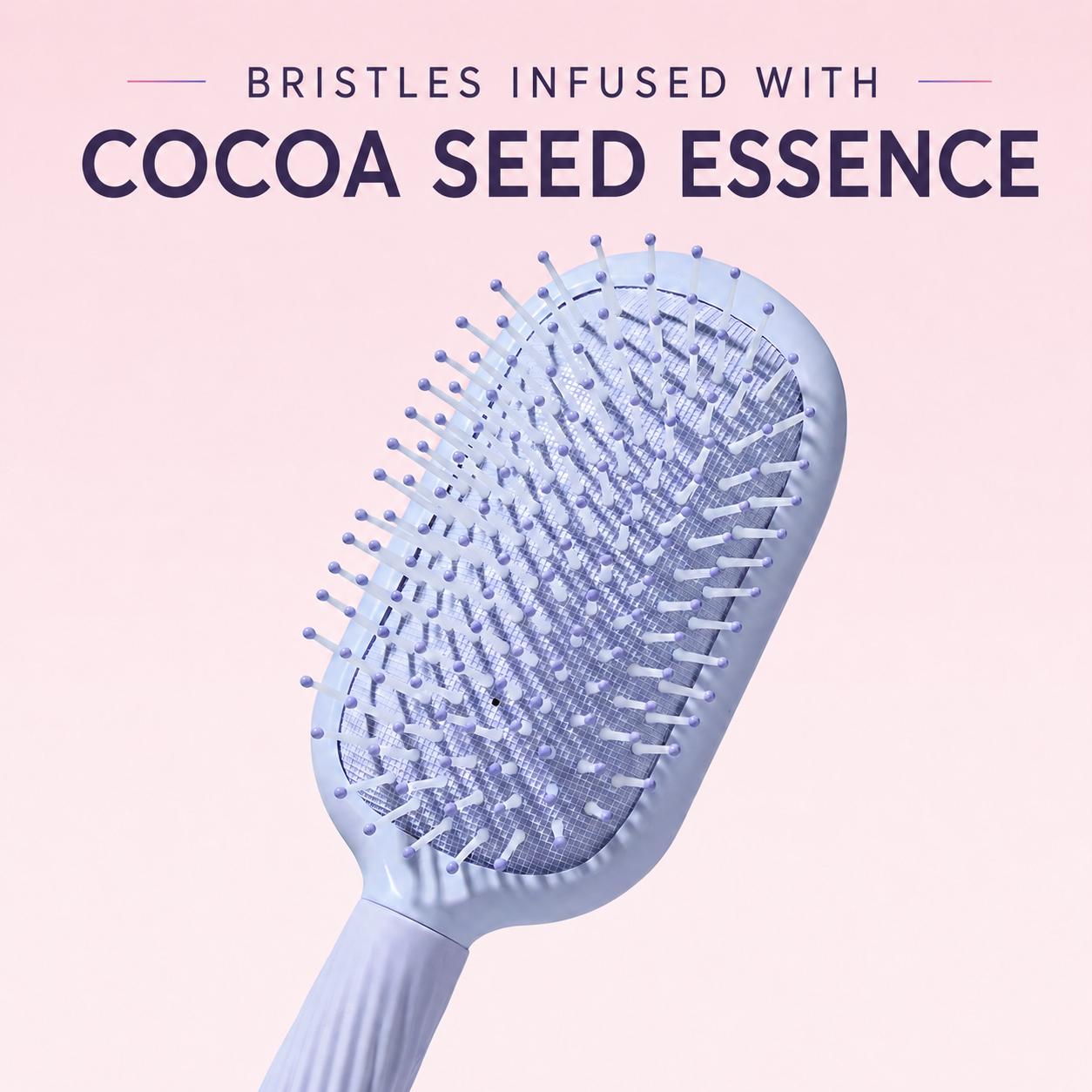 MINISO Air Cushion Massage Hair Brush - Anti Tangling Detangling Smoothing Brush, Unisex Scalp Care Tool for Wet/Dry Use, Daily Care, All Hair Types, Back To School Styling Aid