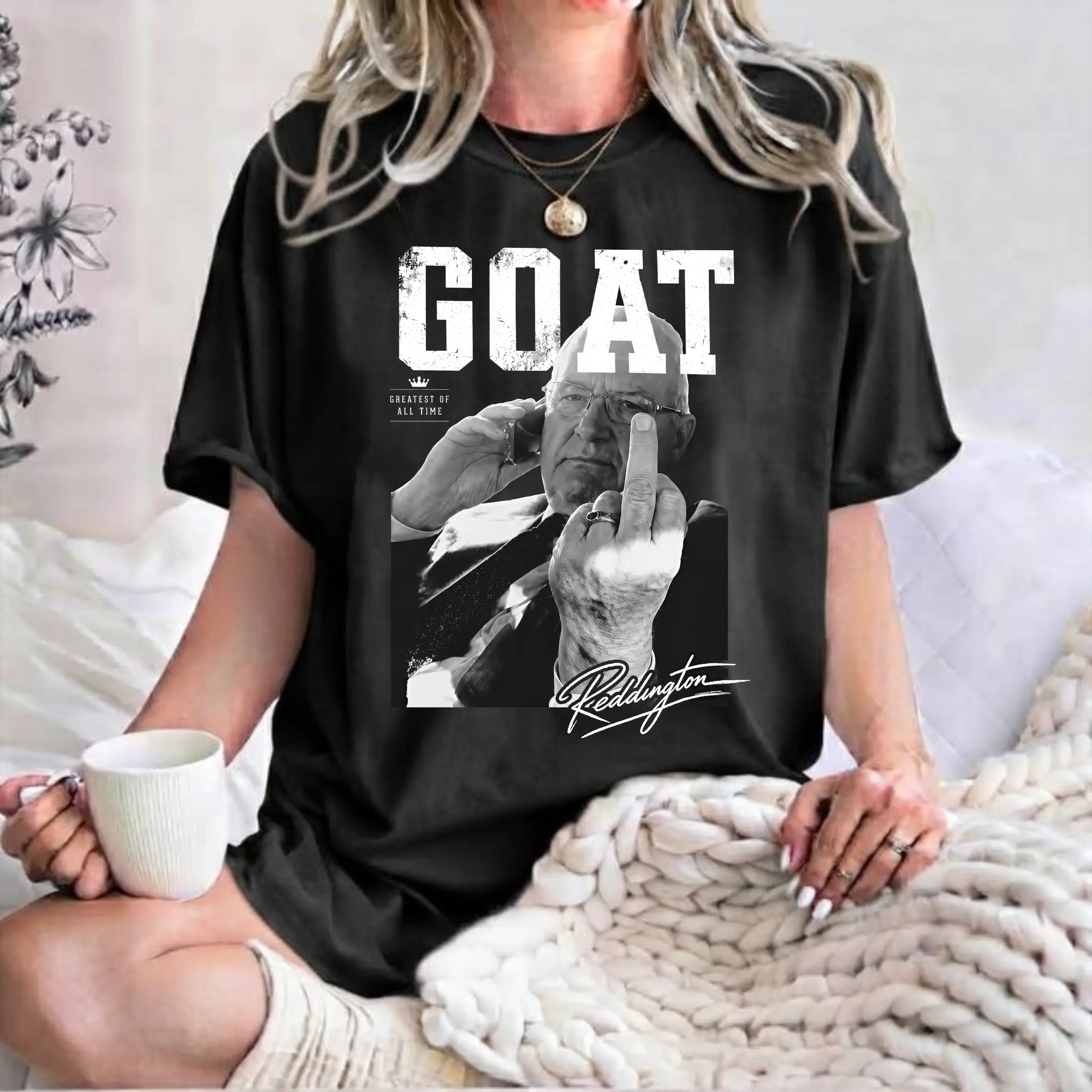 Kevin Reddington T-Shirt, Courtroom Lawyer Portrait Tee, Lindsay Clancy Trial Shirt, Black And White Photo Tee