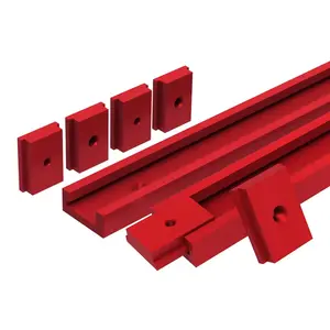 T-shaped Slider, Aluminum T-shaped Groove, Diagonal Rail Fixture, Woodworking Diagonal Gauge Guide Groove, Worktable/Saw Milling Table Tool, Hardware