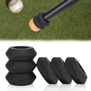 Hikeen 6 PCS Baseball Bat Choke Bat Choke Up Rings Bat choke Baseball Softball Teeball Tball Bat Choke Up Ring Baseball Bat Accessories Improve Grip