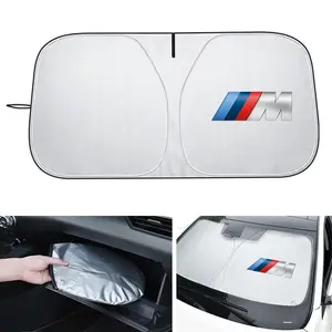Folding Car Windshield Sun Shade Cover Visor, UV Protection for Bmw M Performance, Fits F20 F40 F22 F30 E90 F32 F06 F07 F46 E60 M5