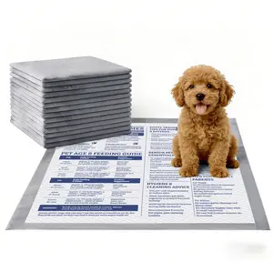 GoofyPet Training Pad 22''x22'' 50 pieces, NewsPaper Theme for Pet, High Absorbency Dog Pee Pads, Doggie Pads, Disposable Puppy Pee Pads