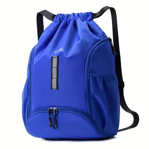 [Large Sports Bag] Large Capacity Unisex Shoulder Bag |   Drawstring Sports Fitness Bag New Storage Bag Basketball Bag