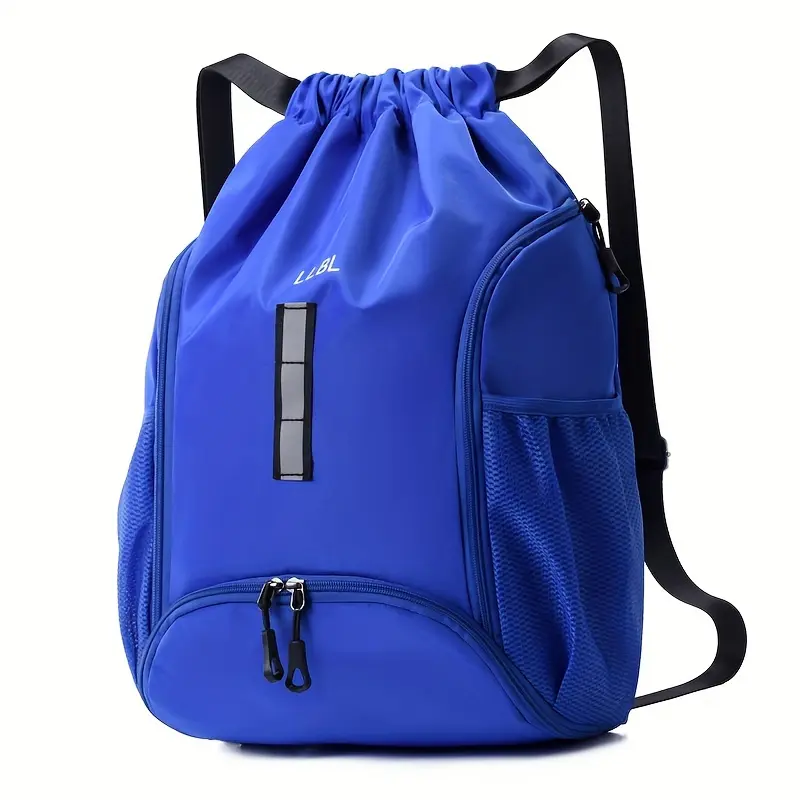 [Large Sports Bag] Large Capacity Unisex Shoulder Bag |   Drawstring Sports Fitness Bag New Storage Bag Basketball Bag