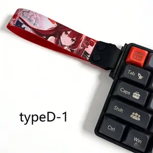 Anime Character Keyboard Strap, Trendy Gaming Accessory, Customizable Design, Versatile Use, Perfect for Gamers & Anime Fans
