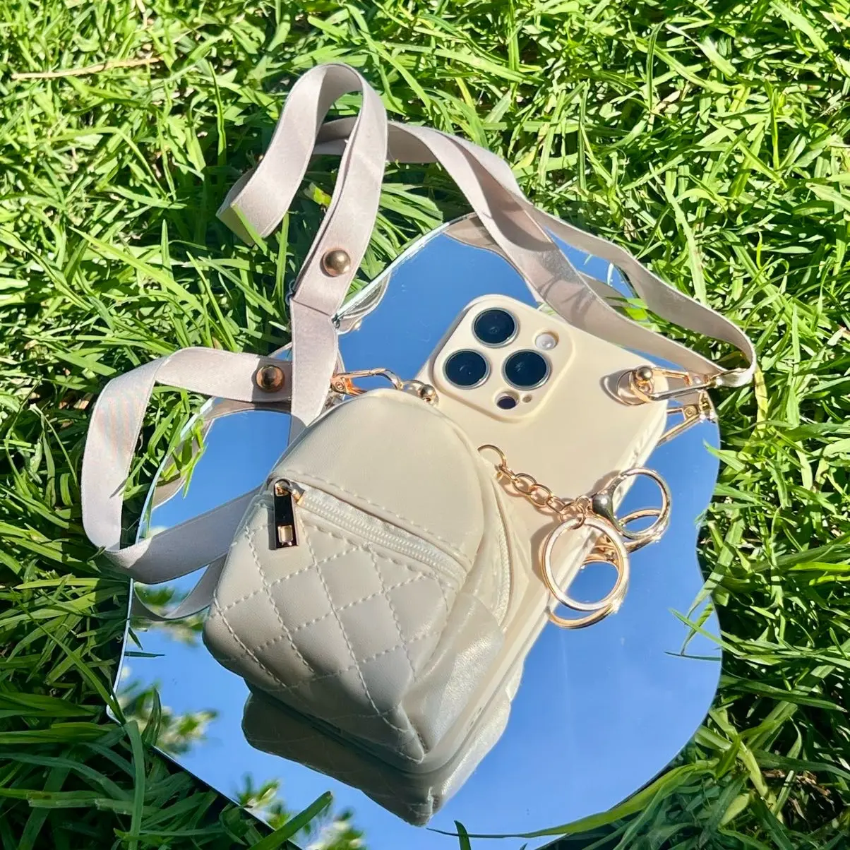 PokPock MiniBackpack Stylish Phone Case with Crossbody Strap and Storage Pocket