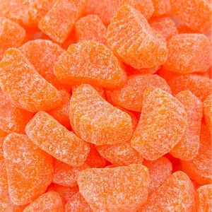 Orange Slices Jelly Candy | 2-Pound Bag | Sugar-Dusted | Gelatin-Free