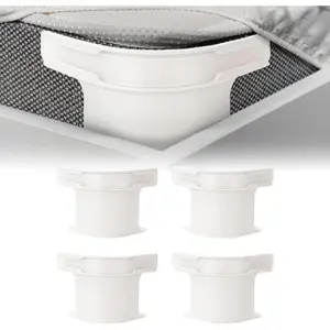 4-Pack Heavy Duty Bed Sheet Clips - Locking Sheet Holders for Mattress Corners, Anti-Slip Bedsheet Tighteners with Easy Installation,Use comfortably