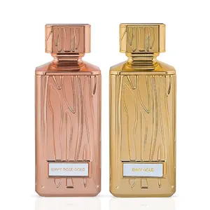 Envy Rose Gold & Envy Gold Eau de Parfum Sprays 100ml (3.4 oz) by Hamidi (Bundle)