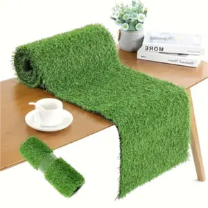 High Density Artificial Grass 50x200 Cm Outdoor Synthetic Turf, Durable Plastic Lawn for Patio, Football Field, Golf Course, Playground