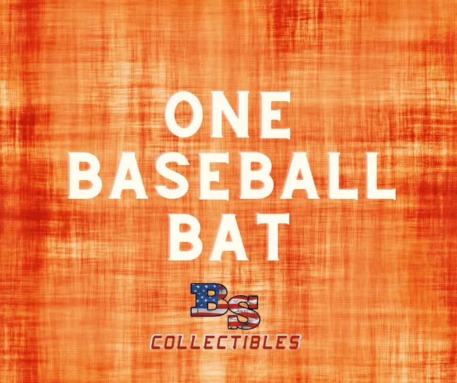 1 Factory Sealed Baseball Bat Break! Pick Your Division!