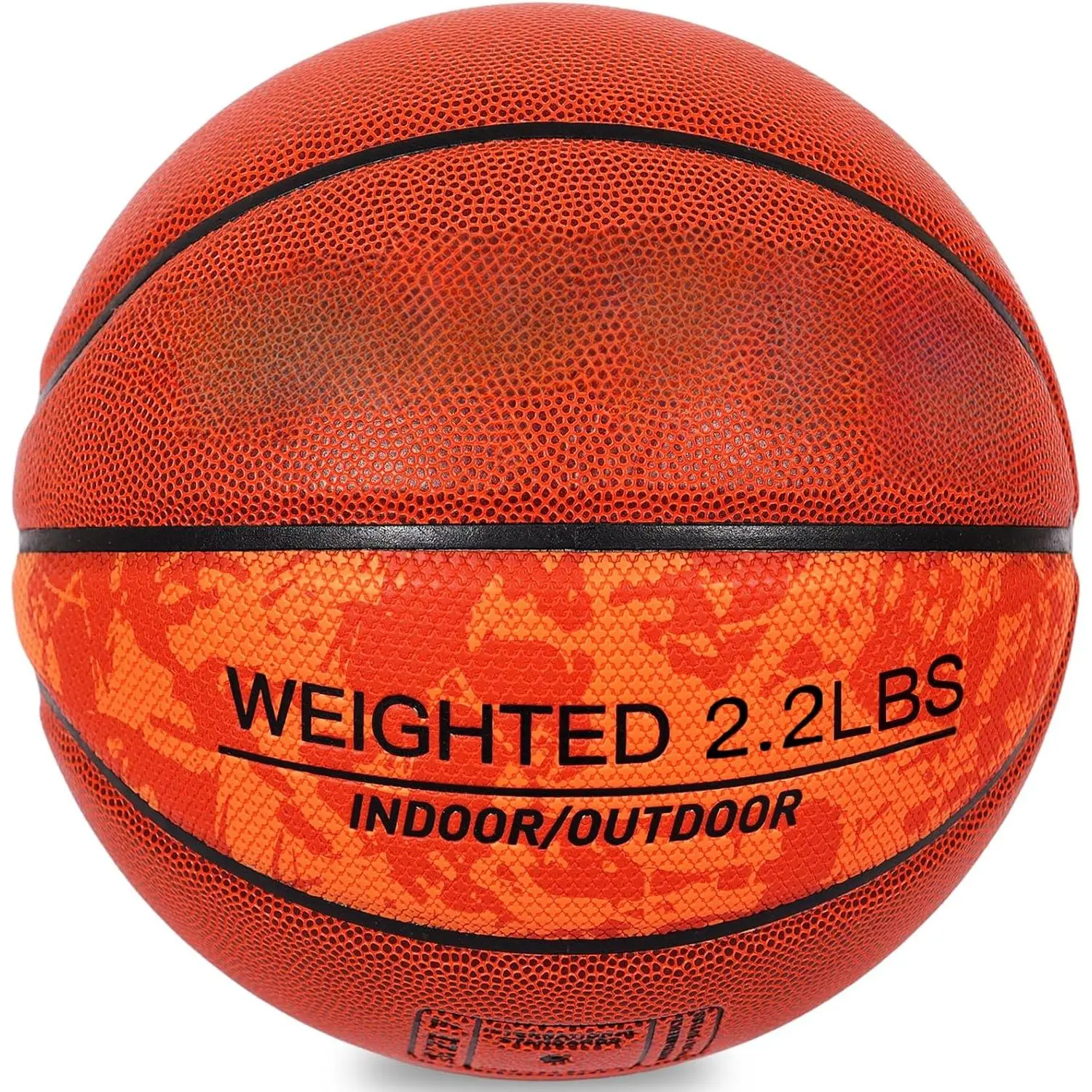 3LBS/3.3LBS/2.2LBS Weighted Heavy Training Basketball 29.5/28.5" in and Outdoor Improving Handling Dribbling Passing Rebounding Skill Composite Size 7/6 Weighted Training Basketball Equipment