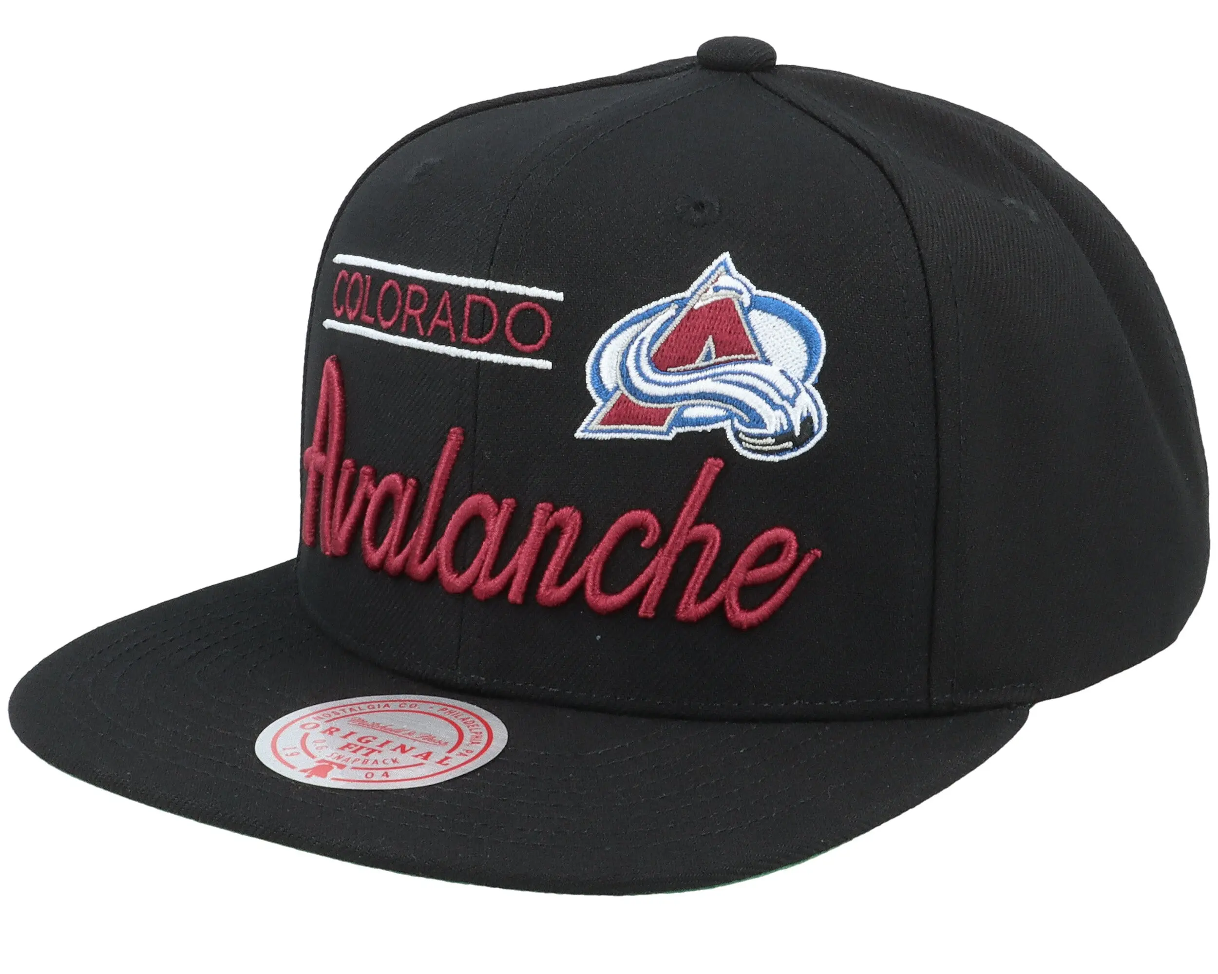 Mens Mitchell & Ness NHL RETRO LOCK UP SNAPBACK AVALANCHE