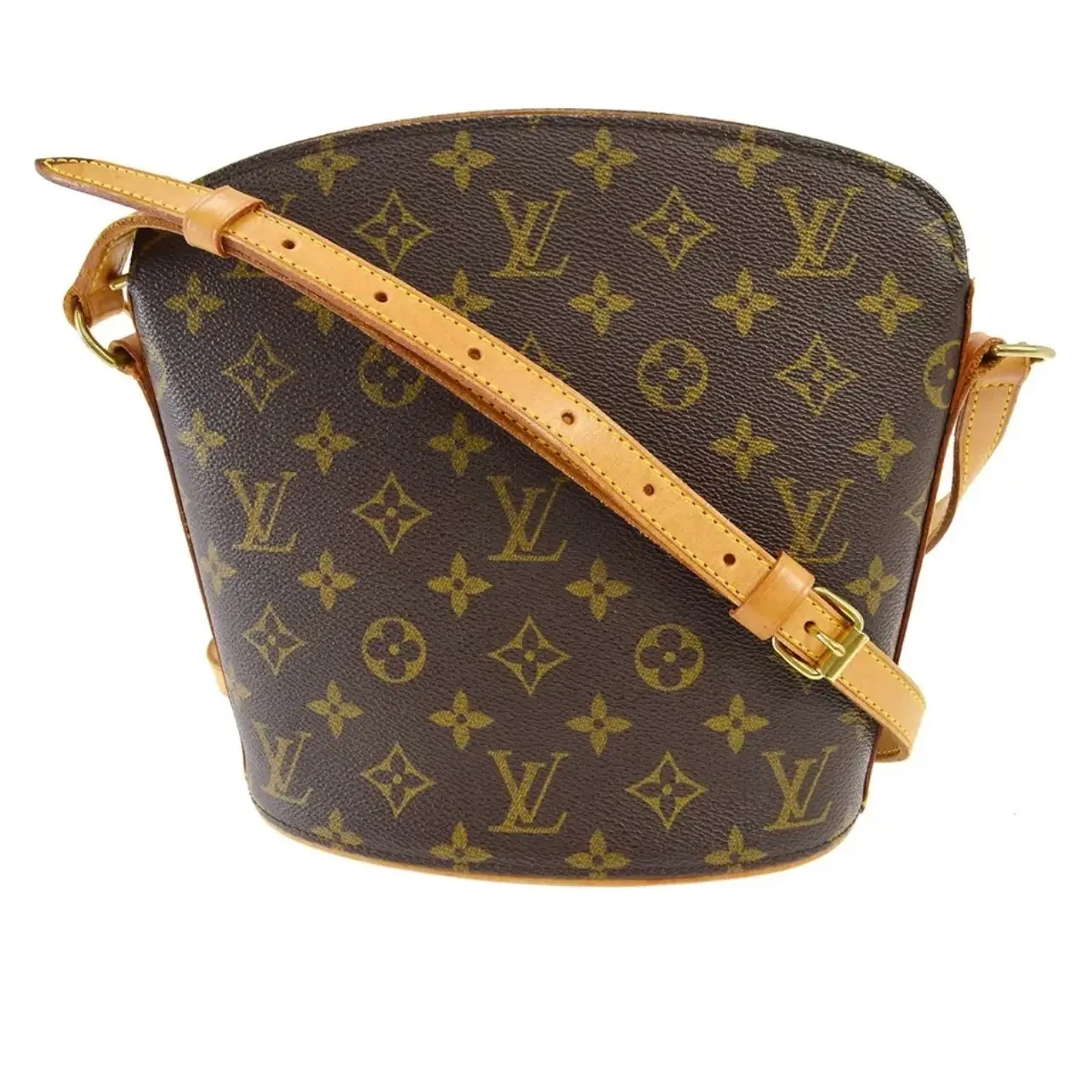 Pre-owned Louis Vuitton Canvas Shoulder Bags Drouot Crossbody Shoulder bag purse Monogram M51290 VI0989 XX11794
