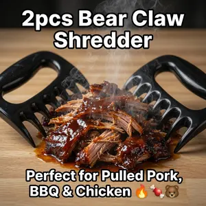 🐻Claw Meat Shredder Set 🔥 Creative Pulled Pork Shredder Claws for BBQ, Grilling & Chicken 🍖