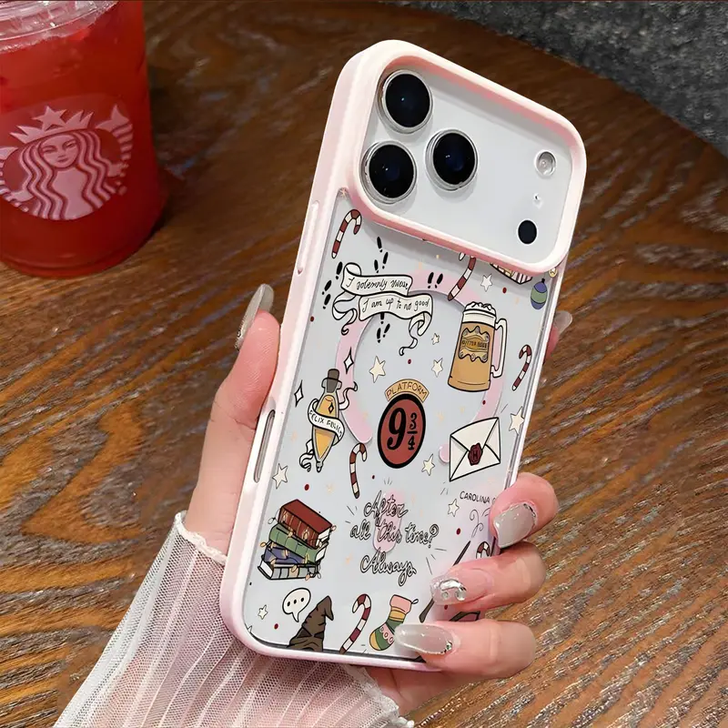 Harry Potter Pattern Magnetic Phone Case Supports Wireless Charging For Iphone 17 15 16 14 Pro Max 13 12 11 Air Xr Xs Plus E Shockproof Non Slip Protection Silicone Transparent Acrylic Cover Cellphone Protective - TikTok Shop Harry Potter Pattern Magnetic Phone Case Supports Wireless Charging For Iphone 17 15 16 14 Pro Max 13 12 11 Air Xr Xs Plus E Shockproof Non Slip Protection Silicone Transparent Acrylic Cover Cellphone Protective - TikTok Shop