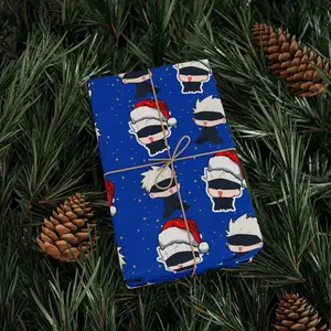 Gojo Satoru Wrapping Paper – Jujutsu Kaisen Anime Gift Wrap, Colorful Manga Style JJK Holiday & Birthday Gift Wrapping Paper for Otaku Fans