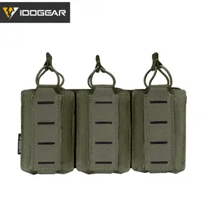IDOGEAR Tactica LSR 9mm 556 Mag Pouch Triple Mag Carrier MOLLE Pouch Laser Cut 3570