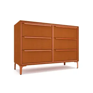 Naima 6-Drawer Premium Fabric Dresser — Stain-Resistant Lightweight Storage Organizer