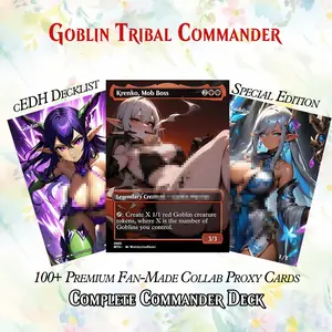 ️ GOBLIN TRIBAL MTG PROXY COMMANDER DECK – PREMIUM COLLECTOR SET(112+Card)