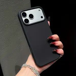 Simple matte TPU phone case: shockproof and scratch-resistant; compatible with iPhone 17/16/15/14/13/12/11/X/XS Pro/Pro Maxseries; Matte texture and Light Beige-friendly surface; suitable for students and minimalist lifestyle enthusiasts; thin and light
