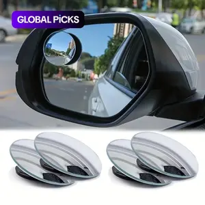 Car Blind Spot Mirror, Car Side Mirror, 360 Degree Rotating Car Wide Angle Blind Spot Mirror, Universal Car Exterior Accessories