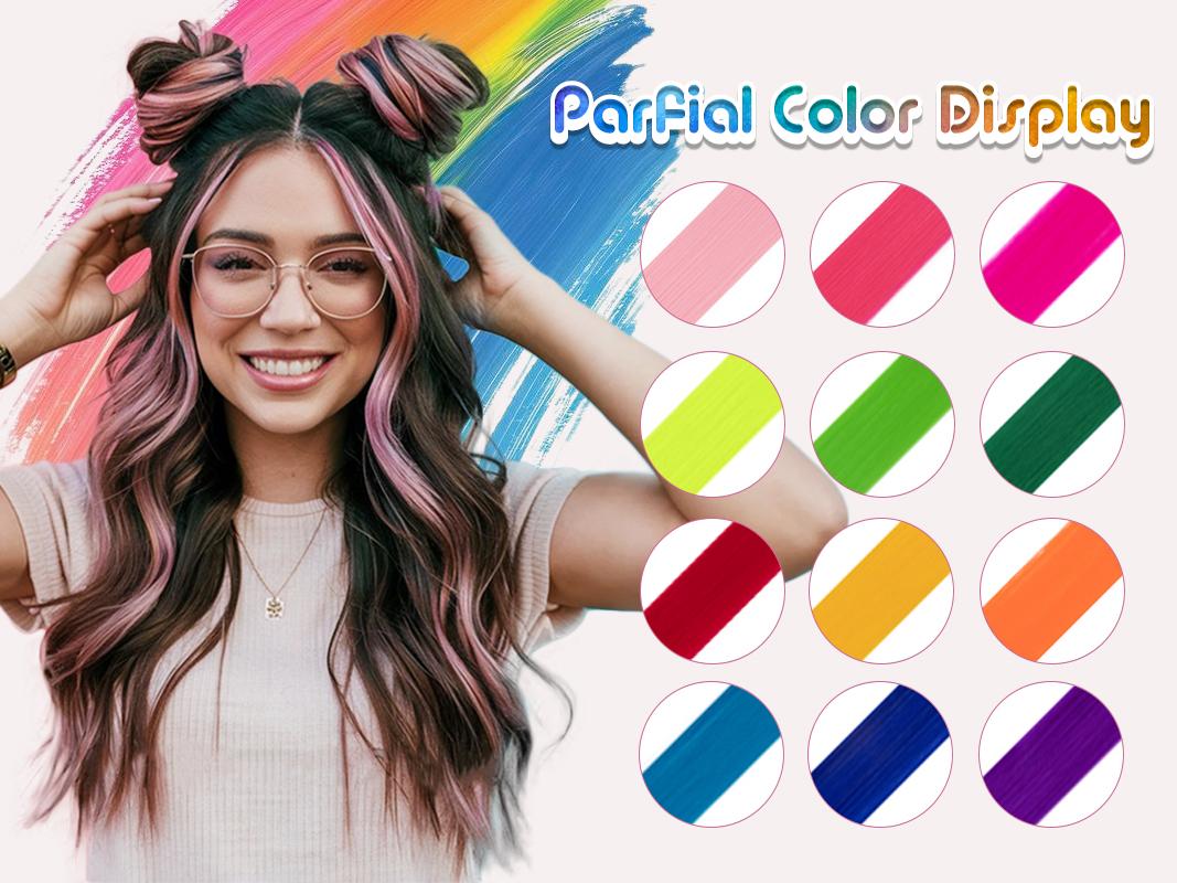 Rainbow Hairstyle Ideas