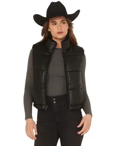 Ariat Women's Echo Faux Leather Reversible Puffer Vest - 10065974