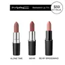 M.A.C Bestsellers Lip Trio - Top Shades Alone Time,Mehr & Be My Bridesmaid