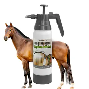 High-Performance Equine Mister for Water Based Fly Sprays - Handheld Pump Sprayer, Portable Stable Sprayer Bottle for Horses, Continuous Hi-Pressure Ultra-Fine Mist, for Horse Grooming Care