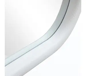 LuxenHome White C-Frame Accent and Vanity 40.98" H Wall Mirror