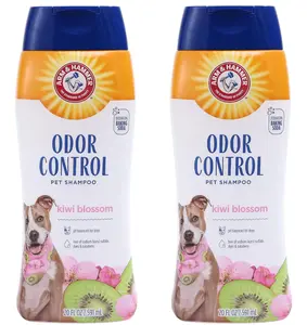 Arm & Hammer for Pets Super Deodorizing Shampoo for Dogs | Best Odor Eliminating Dog Shampoo | Great for All Dogs & Puppies, Fresh Kiwi Blossom Scent, 20 oz, 2-Pack