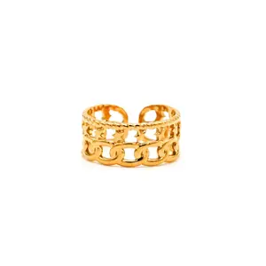 Gold Plated Aliyah Ring
