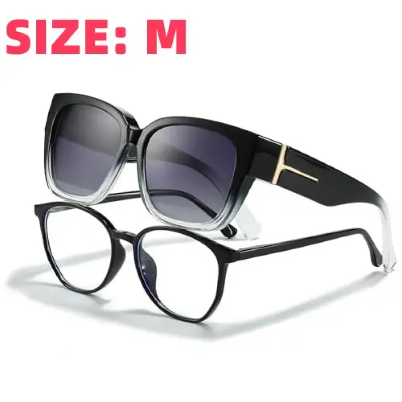 M Black to Clear Frame · Grey Lens
