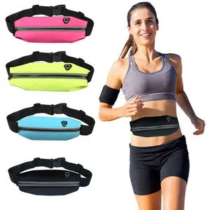 Unisex Trail Running Waist Bag with Phone Pocket, Adjustable Sports Belt for Outdoor Activities, Fitness Hiking Gym Training Workout Accessory