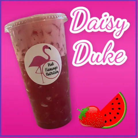 Daisy Duke Loaded Tea - 298mg of Caffeine, Strawberry, Watermelon, Berry flavors, 2 Carbs, 109 Calories, 1 gram Sugar, 20 grams of Protein, 10 Grams of Collagen Peptides