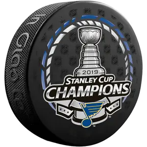 St. Louis Blues Unsigned 2019 Stanley Cup Champions Logo Hockey Puck - Fanatics Authentic Certified - NHL Memorabilia