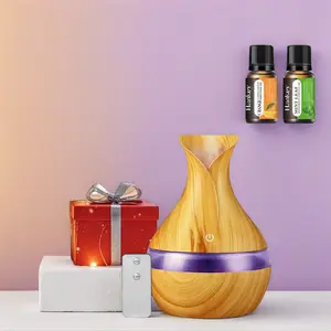 Remote Control Humidifier and Diffuser, 300ml Ultra Quiet with Auto Shut-Off, 7 Color Night Light for Bedroom & Office  Gift for Sleep Relaxation