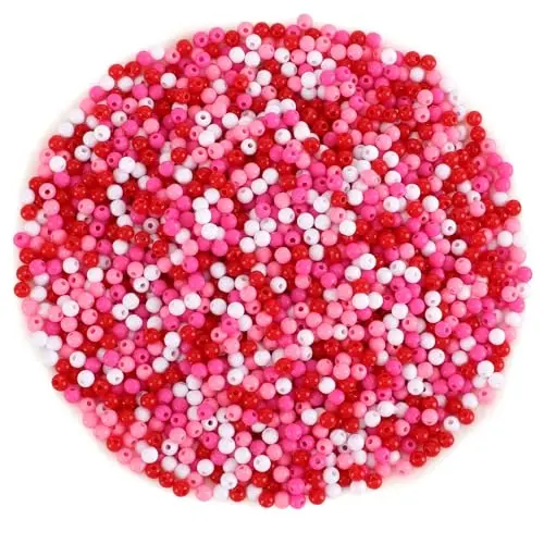 Red & Pink & White & Rose Red