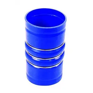 TORQUE Silicone Blue CAC Charge Air Cooler Hump Hose 3.5" x 6 3/8" for Semi Trucks (Replaces Volvo 20550690, 70396458, Mack 45MD384M) (TRCAC20550690)