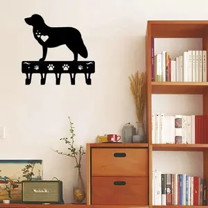 Metal Wall Art Towel Rack with Nova Scotia Duck Tolling Retriever Dog – Key Hooks & Keychain Holder | Coat Rack Organizer | Stylish and Functional Wall-Mounted Decor