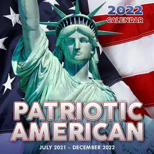 EcoEarth Biodegradable 11x17 Inch (Open) 18-Month Hanging Wall Calendar, Jul 2021 - Dec 2022 Academic Calendar Year, Weekly Monthly Calendar, America the Beautiful