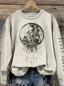 Sleep Token Logo Hoodie/T-shirt/Sweatshirt, Take Me Back To Eden Print Vintage Sweatshirt Hoodie, Cotton Fabric Suitable For All Seasons, Unisex For menswear womenswear