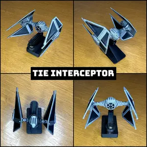 Tie Interceptor Car Dashboard Drift Ornament