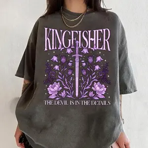 Quicksilver Kingfisher Comfort Colors T-Shirt, Fantasy Bookish Shirt, Quicksilver Callie Hart Shirt, Saeris Fane Kingfisher