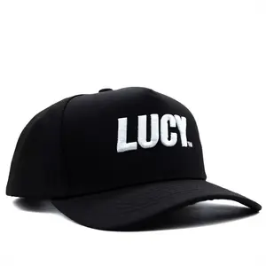 LUCY Black Snapback Hat